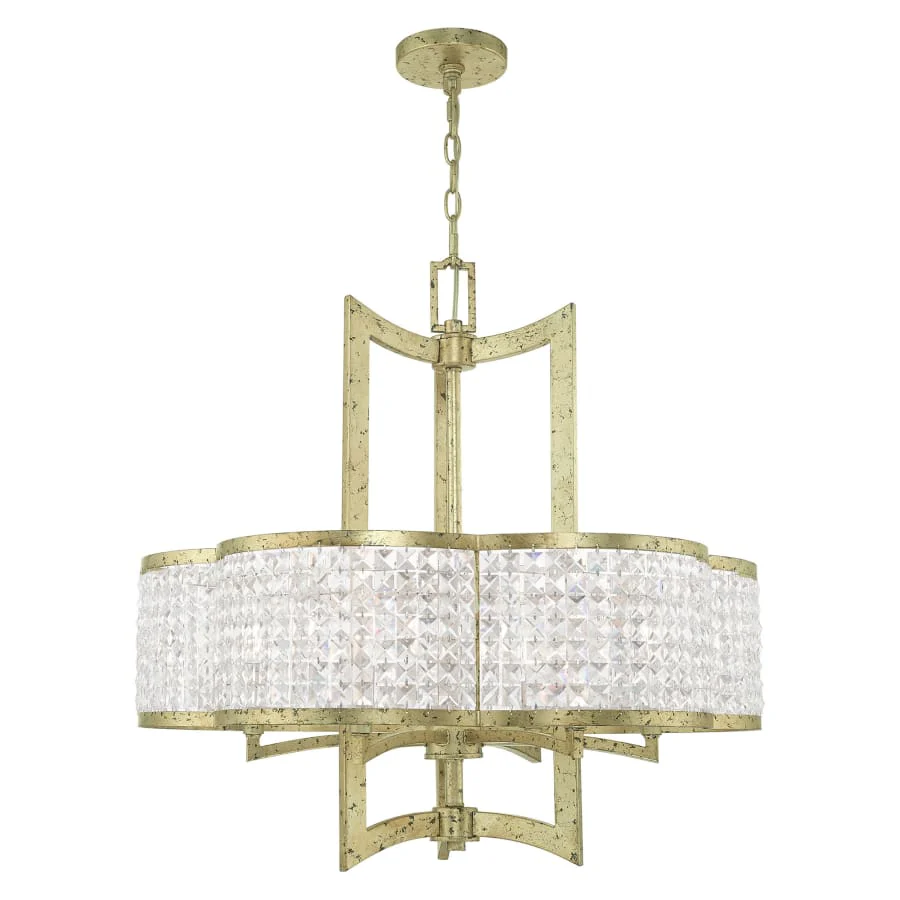 Livex Lighting Grammercy 6 Light 26" Wide Single Chandelier with Clear Crystal Diffusers - Image 2