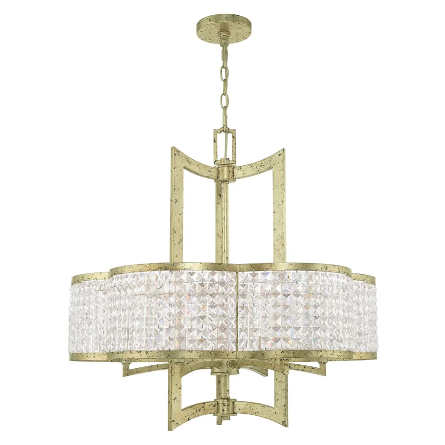Livex Lighting Grammercy 6 Light 26" Wide Single Chandelier with Clear Crystal Diffusers - Image 3