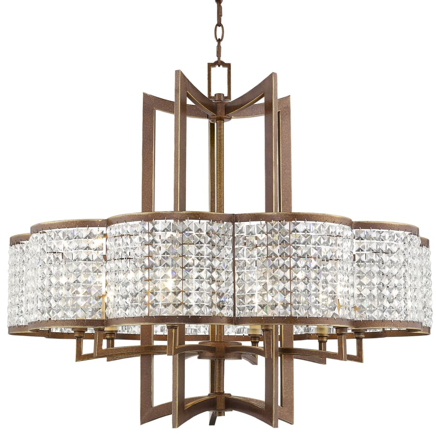 Livex Lighting Grammercy 10 Light 1 Tier Crystal Chandelier - Image 1