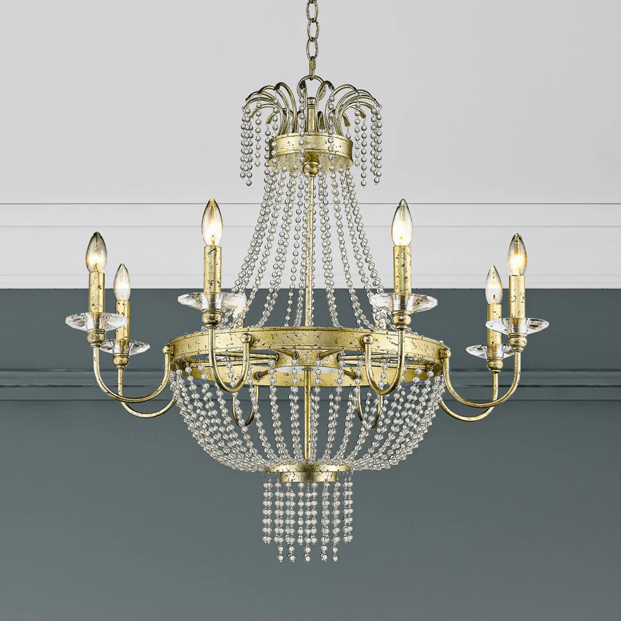 Livex Lighting Valentina 8 Light 1 Tier Chandelier - Image 3
