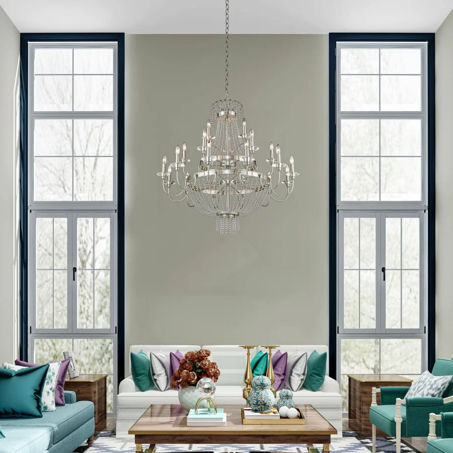 Livex Lighting Valentina 21 Light 3 Tier Chandelier - Image 2