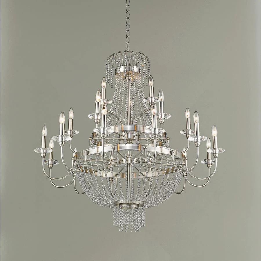 Livex Lighting Valentina 21 Light 3 Tier Chandelier - Image 3