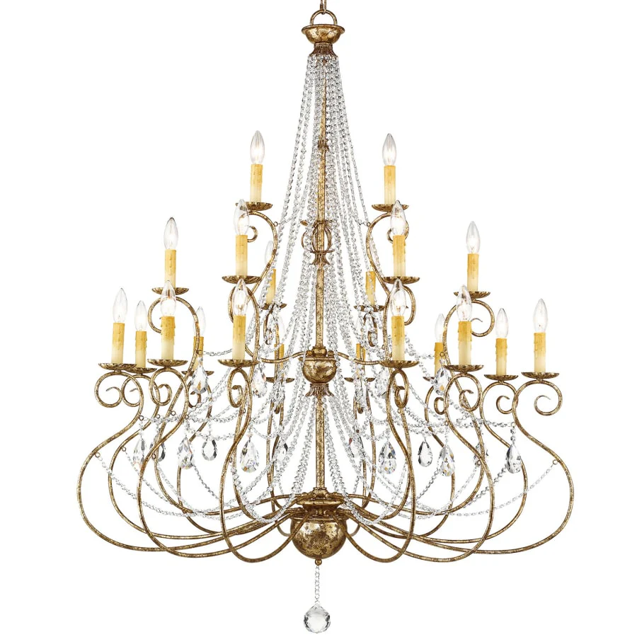 Livex Lighting Isabella 21 Light 3 Tier Chandelier - Image 1