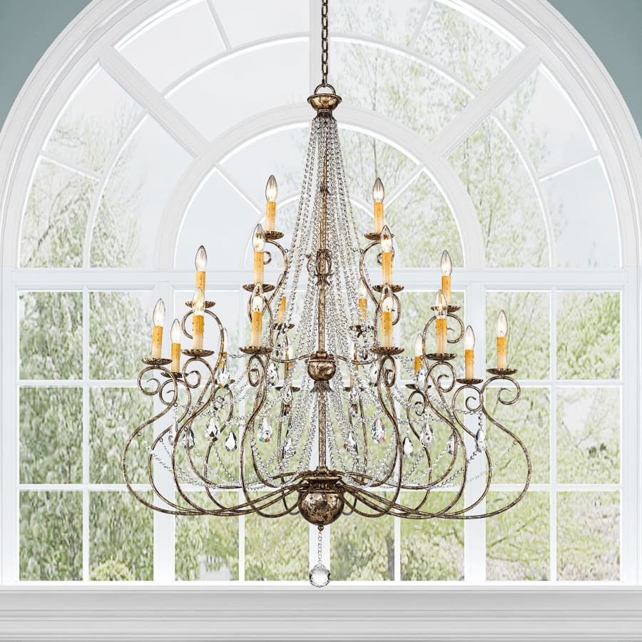 Livex Lighting Isabella 21 Light 3 Tier Chandelier - Image 3