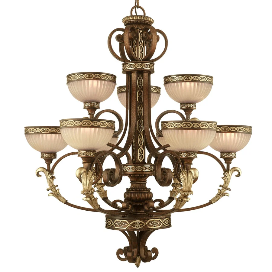 Livex Lighting Seville 9 Light 2 Tier Chandelier - Image 1