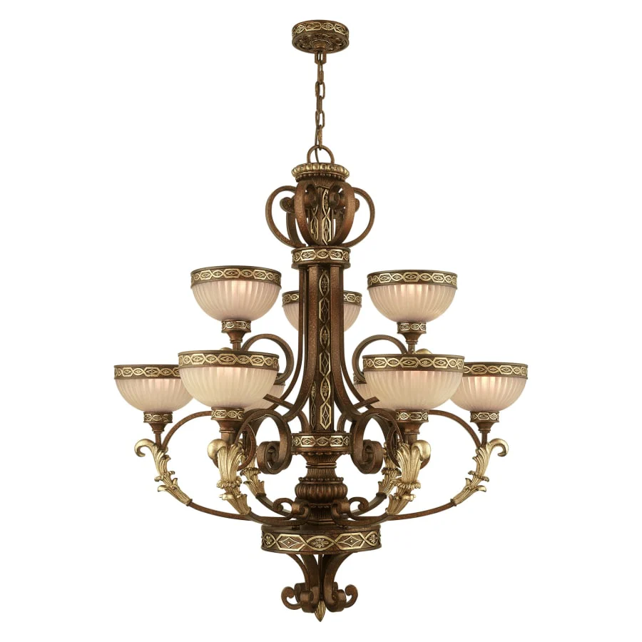Livex Lighting Seville 9 Light 2 Tier Chandelier - Image 2