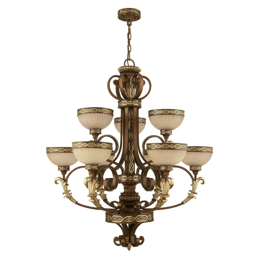 Livex Lighting Seville 9 Light 2 Tier Chandelier - Image 3