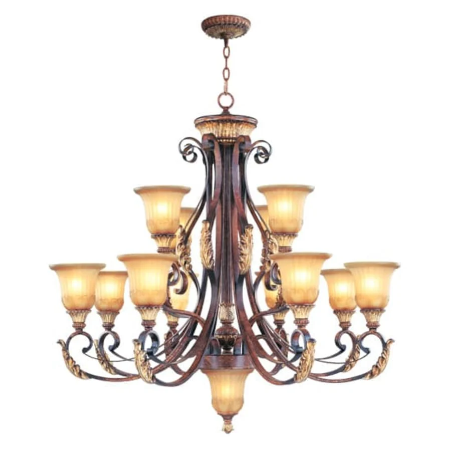 Livex Lighting Villa Verona 12 Light 2 Tier Chandelier - Image 2