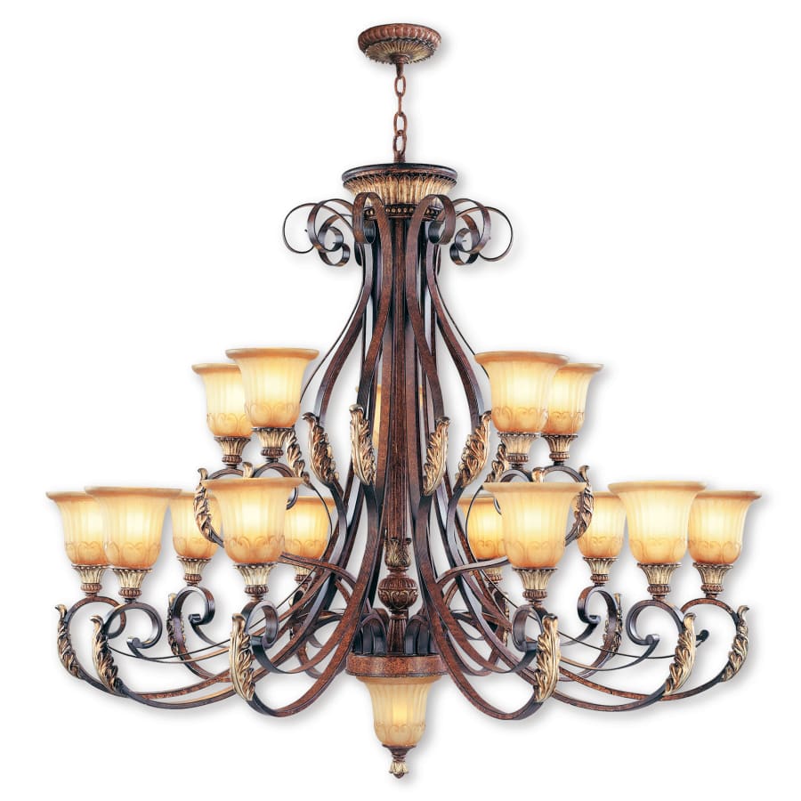 Livex Lighting Villa Verona 15 Light 2 Tier Chandelier - Image 3