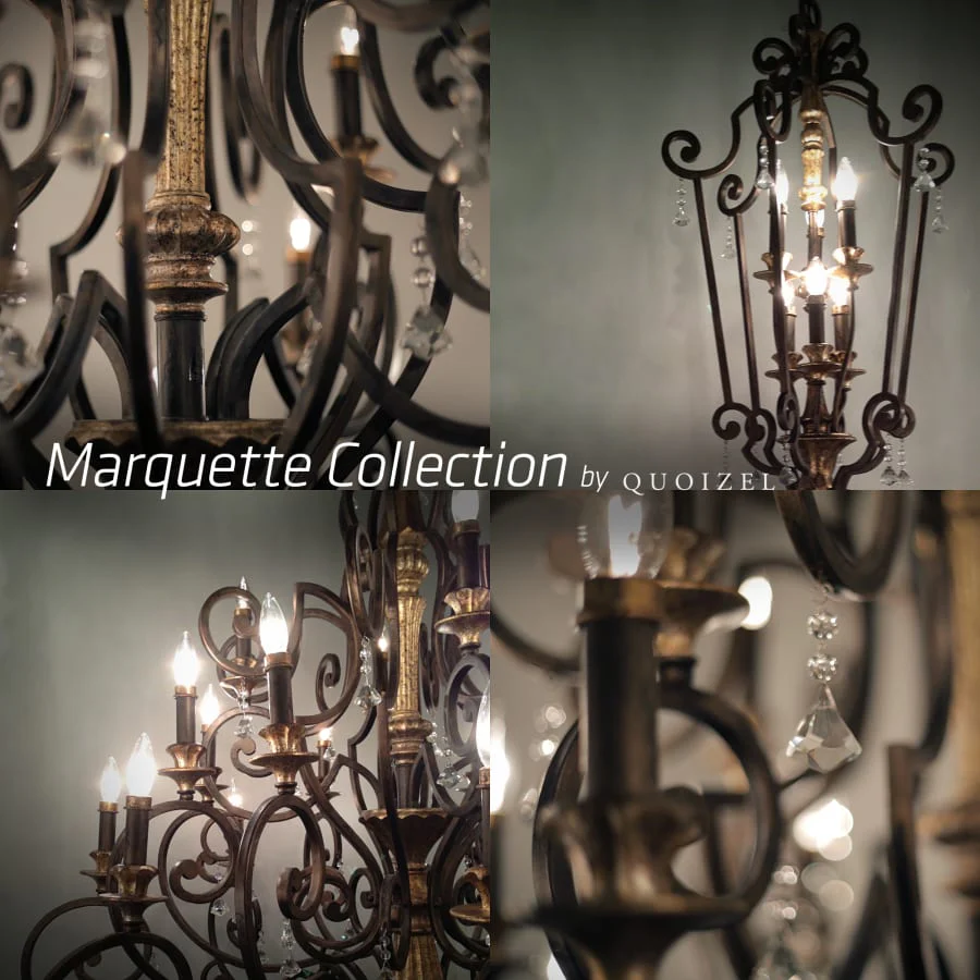 Quoizel Marquette 20 Light 3 Tier 50" Wide Candle Style Chandelier with Crystal Accents - Image 3