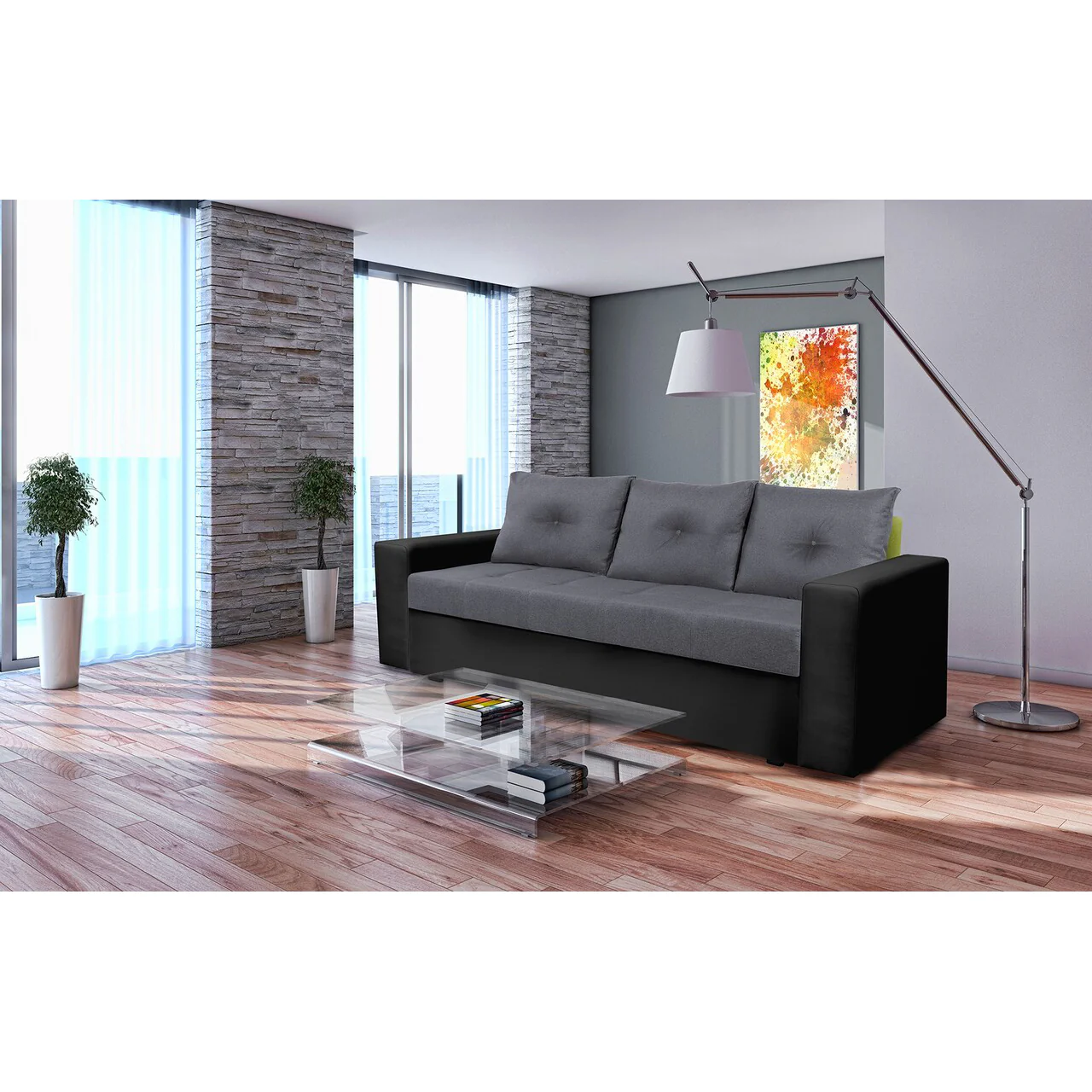 كنبة سرير خشب زان 85×210سم - ألوان متعددة - DECO227 - Image 1