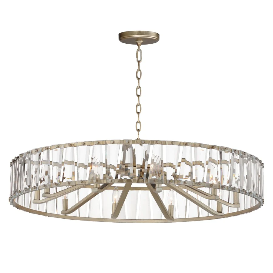 Maxim Odeon 10 Light 40" Wide Crystal Drum Chandelier - Image 2