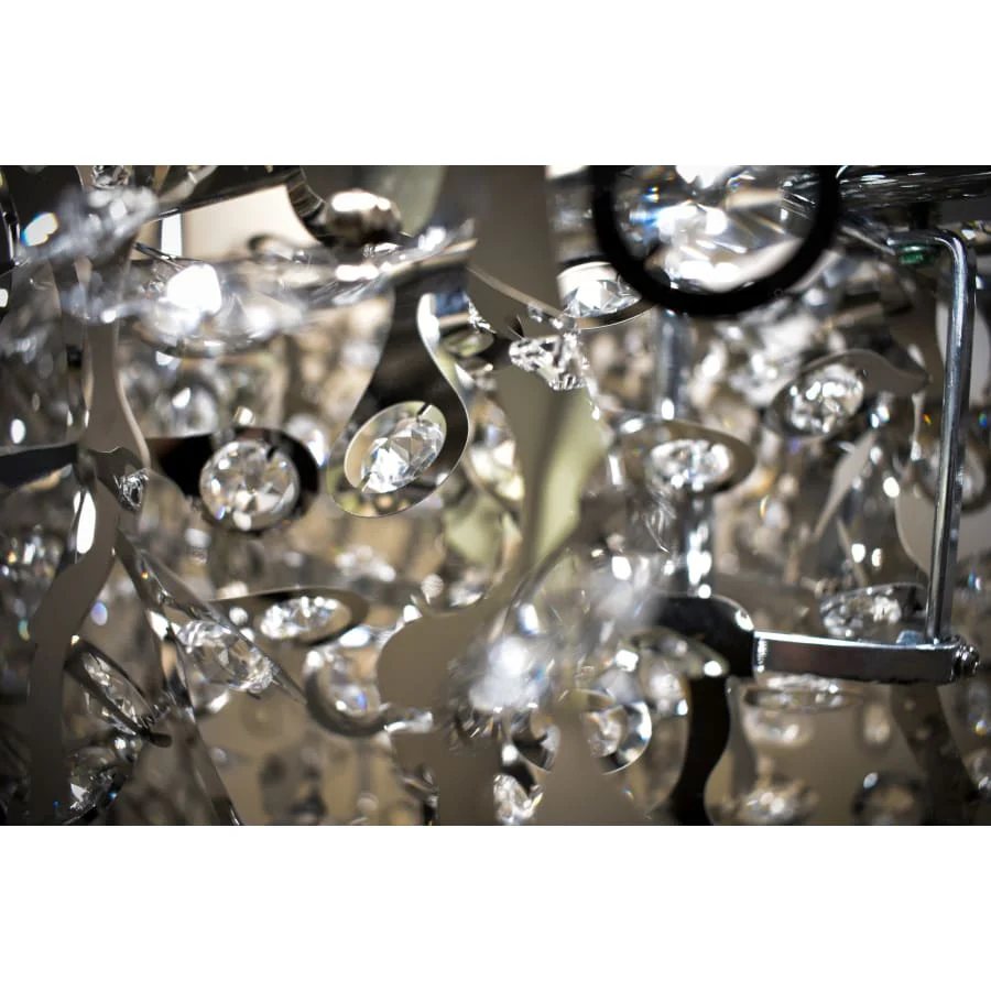 Maxim Comet 21 Light 50" Beveled Crystal Glass Pendant - Image 3