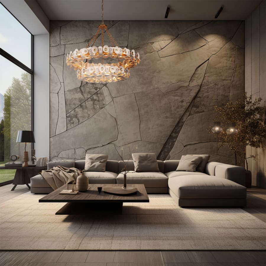 Metropolitan Niu 22 Light 39" Wide Ring Chandelier - Image 2
