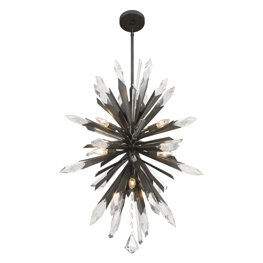 Metropolitan Elsa 12 Light 26" Wide Crystal Pendant - Image 3