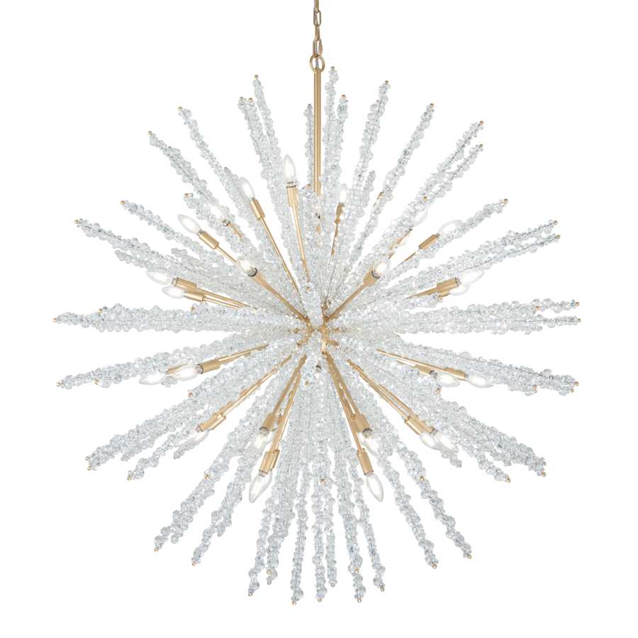 Metropolitan Aisi 40 Light 52" Wide Taper Candle Sputnik Chandelier - Image 1