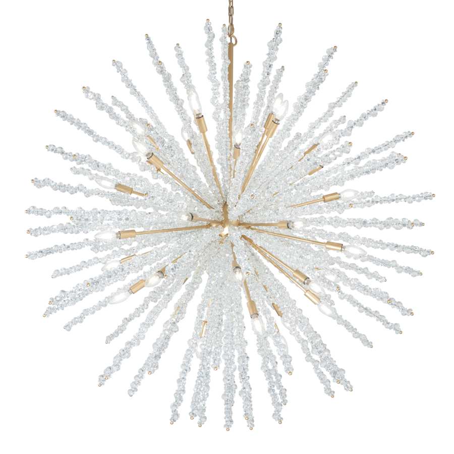 Metropolitan Aisi 40 Light 52" Wide Taper Candle Sputnik Chandelier - Image 3