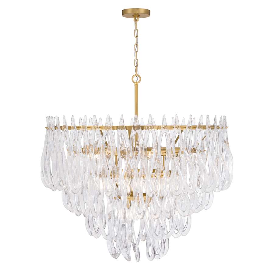 Metropolitan Glassara 15 Light 40" Wide Waterfall Chandelier - Image 2