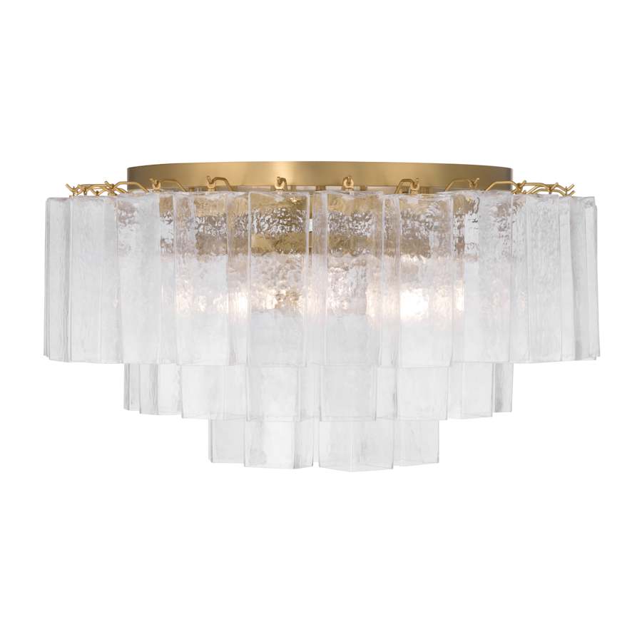Metropolitan Torvento 7 Light 28" Wide Flush Mount Waterfall Ceiling Fixture - Image 3