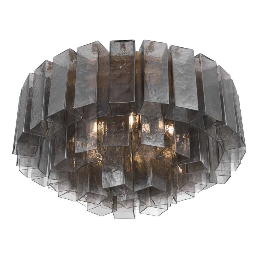 Metropolitan Torvento 7 Light 28" Wide Flush Mount Ceiling Fixture - Image 3
