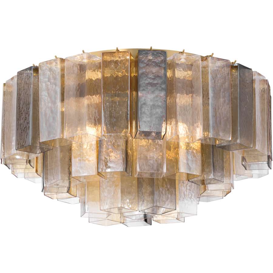 Metropolitan Torvento 7 Light 28" Wide Flush Mount Waterfall Ceiling Fixture - Image 1