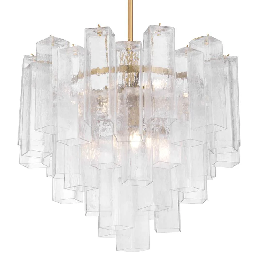 Metropolitan Torvento 9 Light 25" Wide Waterfall Chandelier - Image 1