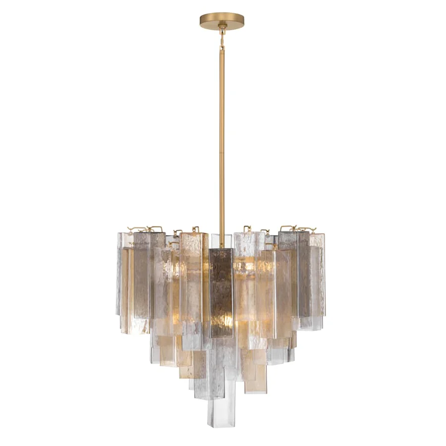 Metropolitan Torvento 9 Light 25" Wide Waterfall Chandelier - Image 2