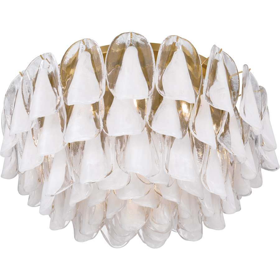 Metropolitan Verla Crest 11 Light 31" Wide Flush Mount Waterfall Ceiling Fixture - Image 1