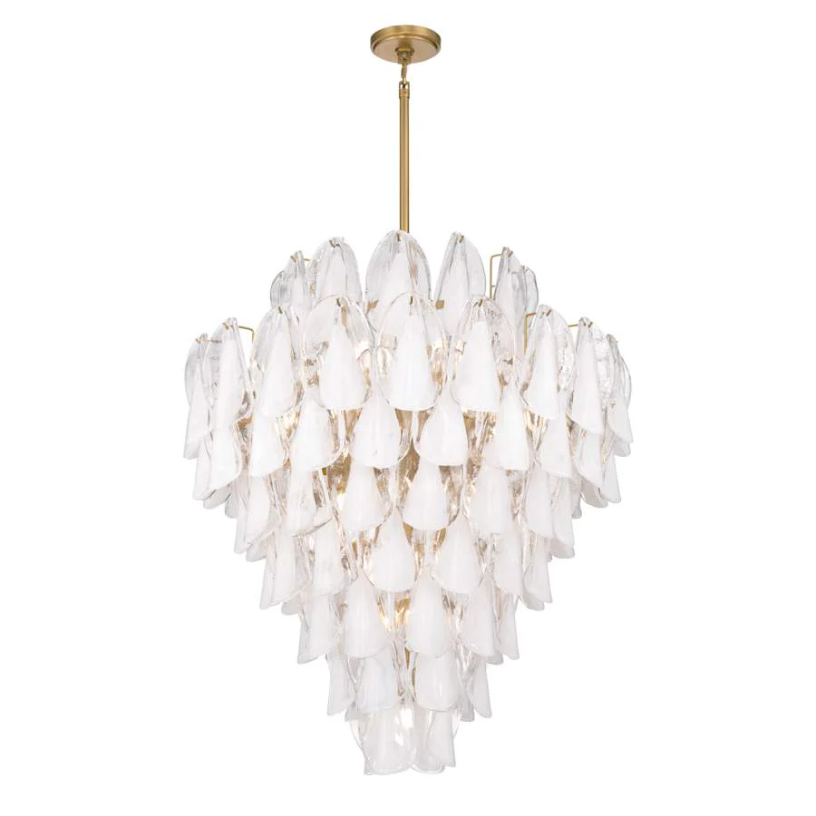 Metropolitan Verla Crest 21 Light 33" Wide Waterfall Chandelier - Image 3