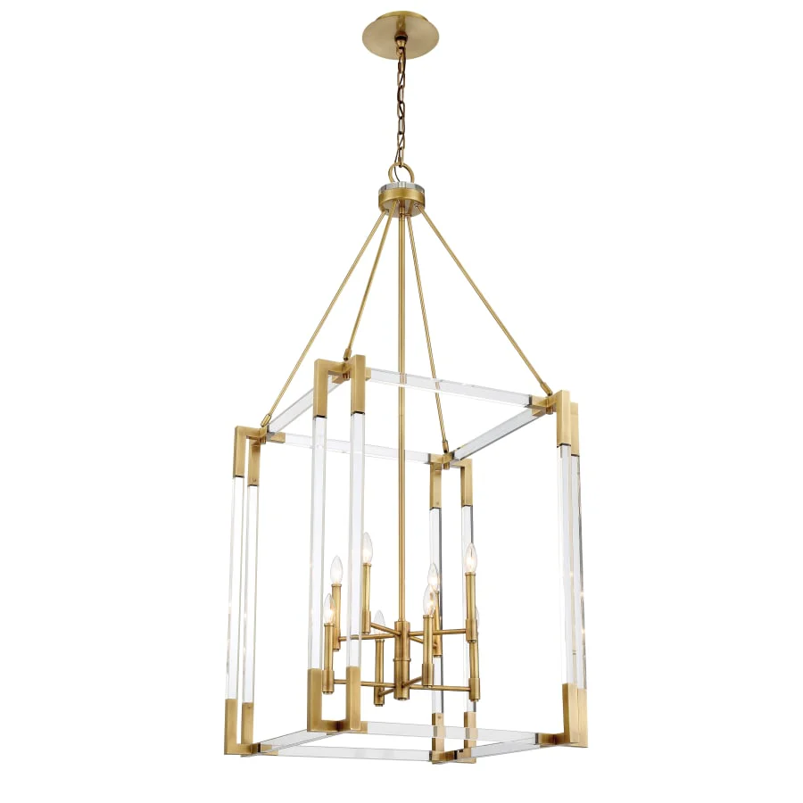 Metropolitan Prima Vista 8 Light 27" Wide Taper Candle Pendant - Image 2