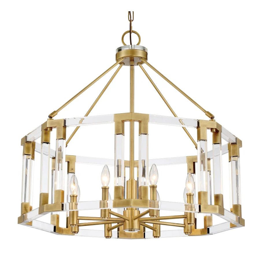 Metropolitan Prima Vista 8 Light 31" Wide Taper Candle Chandelier - Image 1