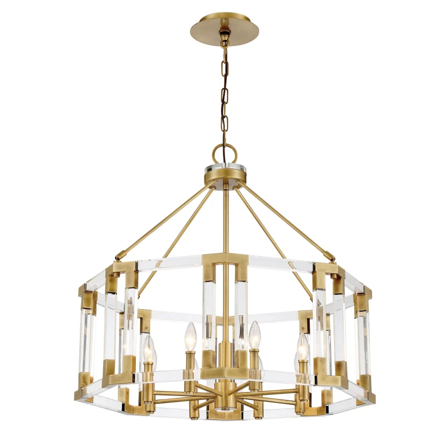 Metropolitan Prima Vista 8 Light 31" Wide Taper Candle Chandelier - Image 2