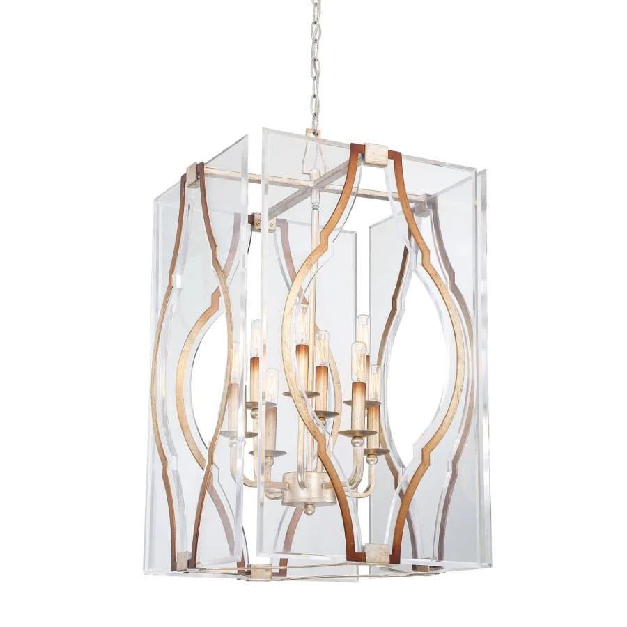 Metropolitan Brenton Cove 8 Light 18" Wide Taper Candle Pendant - Image 1