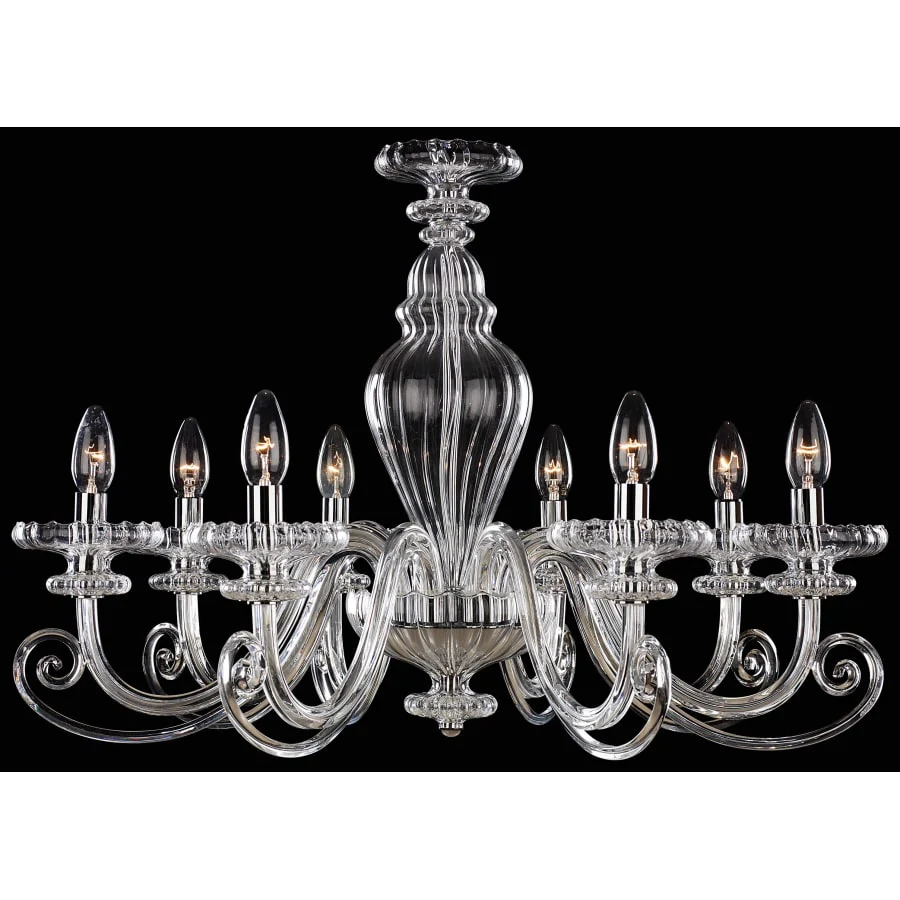 Metropolitan 8 Light 1 Tier Candle Style Chandelier from the Metropolitan Collection - Image 1