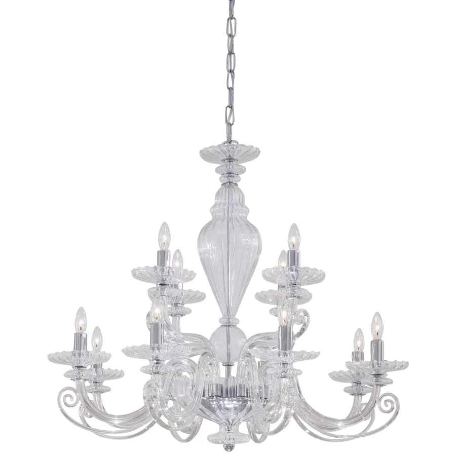 Metropolitan 12 Light 2 Tier Candle Style Chandelier from the Metropolitan Collection - Image 1