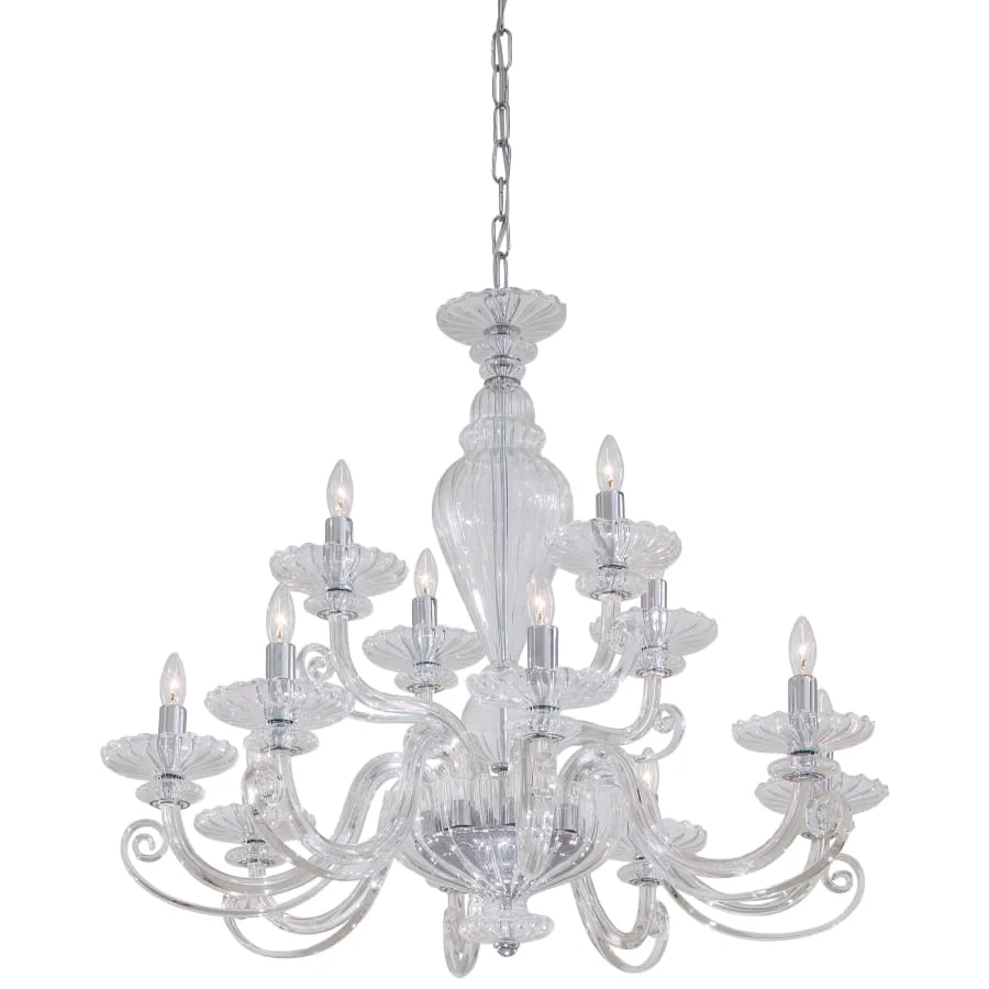 Metropolitan 12 Light 2 Tier Candle Style Chandelier from the Metropolitan Collection - Image 2