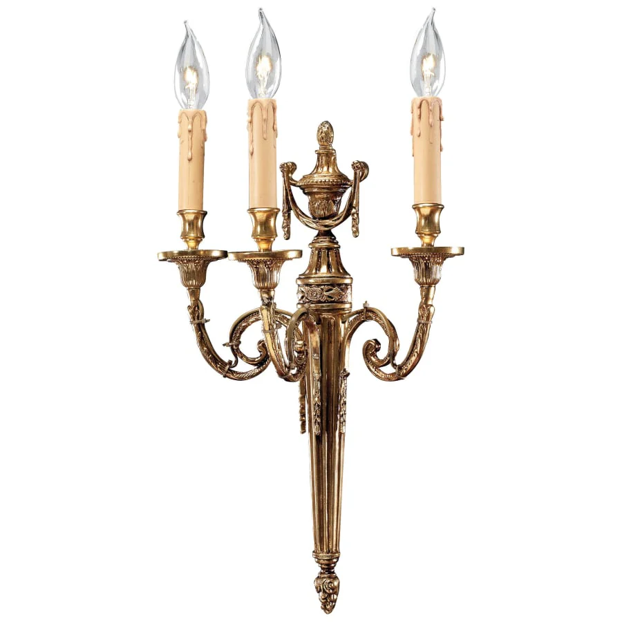 Metropolitan Metropolitan 3 Light 21" Tall Candle Style Wall Sconce - Image 1