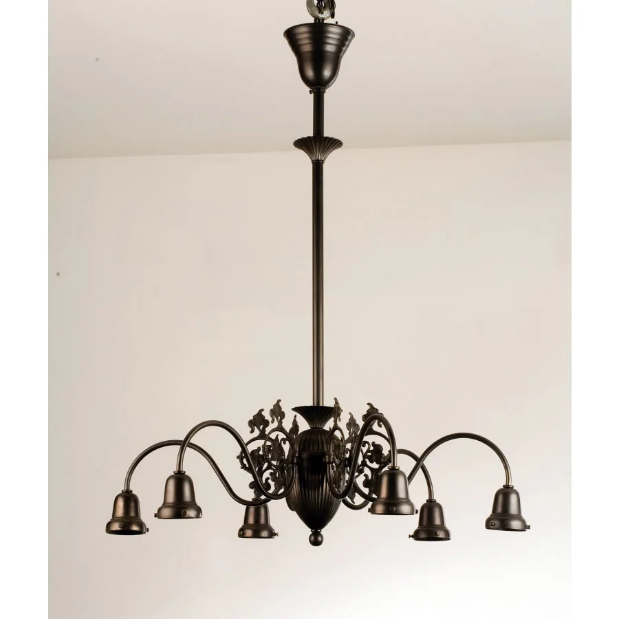 Meyda Tiffany Early Electric 6 Light 27-1/2" Wide Chandelier - Image 1