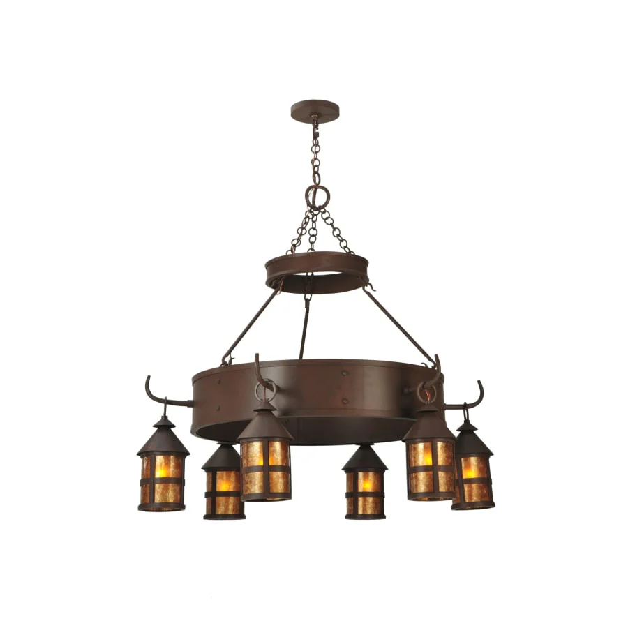 Meyda Tiffany 47" W Aberdeen 6 Light Chandelier - Image 1