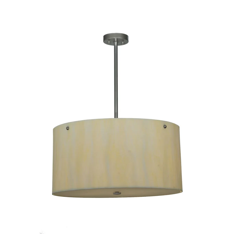 Meyda Tiffany 24" W Cilindro Faux Alabaster Pendant - Image 1