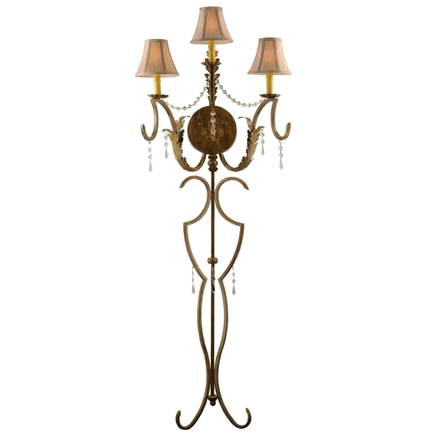 Meyda Tiffany 20" W Old Broadway 3 Light Wall Sconce - Image 1