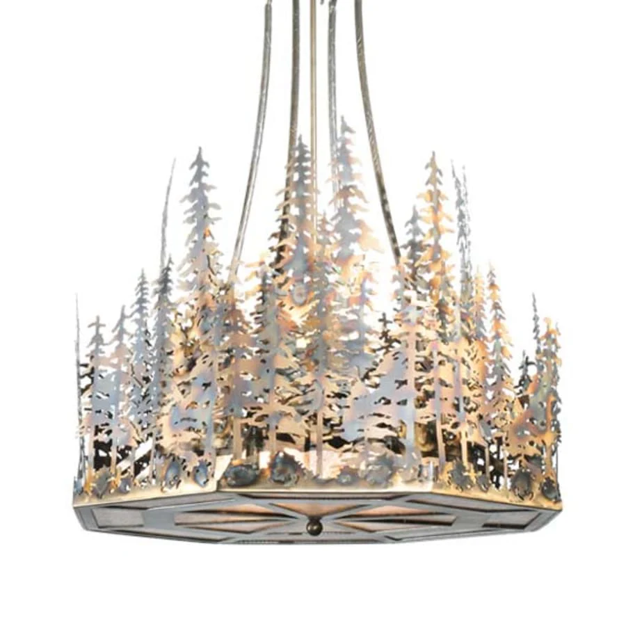 Meyda Tiffany Pine Lake 4 Light 30" Wide Chandelier - Image 1