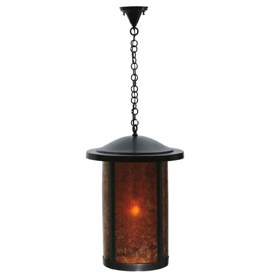 Meyda Tiffany 18" W Fulton Plain Hanging Lantern Pendant - Image 1