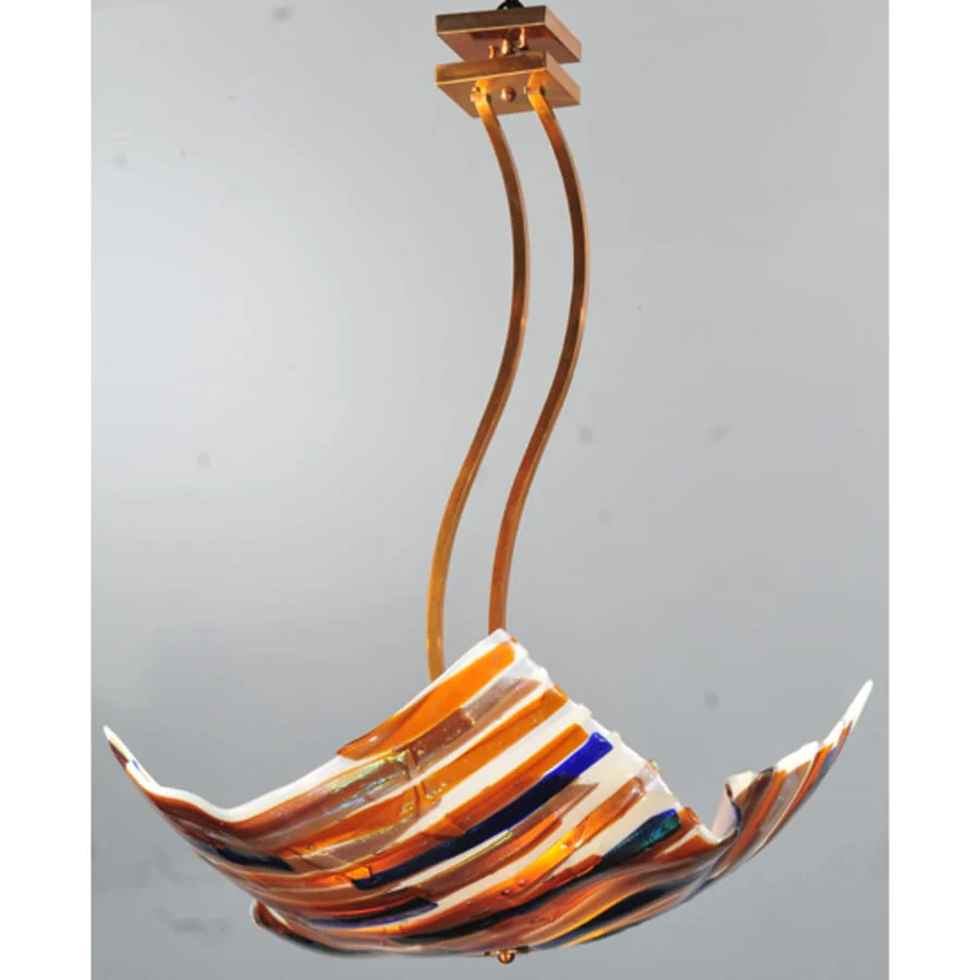 Meyda Tiffany Metro Fusion 3 Light 28" Wide Pendant - Image 2