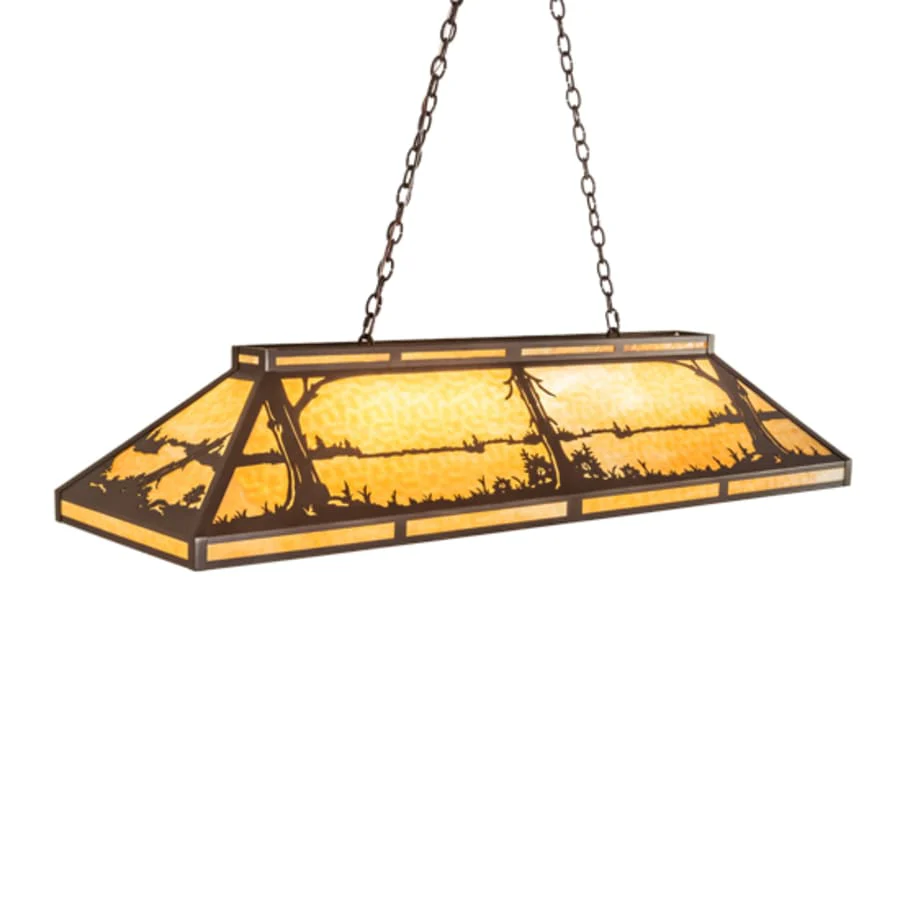 Meyda Tiffany Quiet Pond 9 Light 61" Wide Linear Pendant - Image 2
