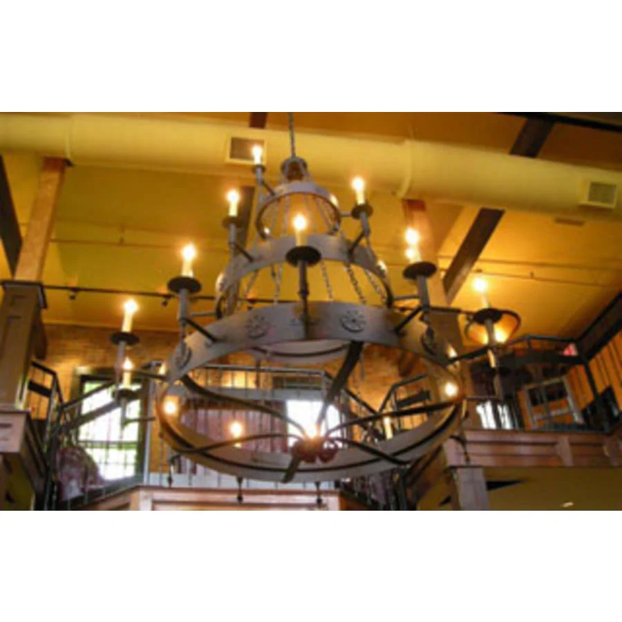 Meyda Tiffany Warwick 21 Light 72" Wide Taper Candle Style Chandelier - Dark Roast Finish - Image 2