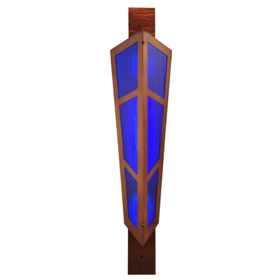 Meyda Tiffany Deep Polaris 2 Light 78" Tall Wall Sconce - Image 1