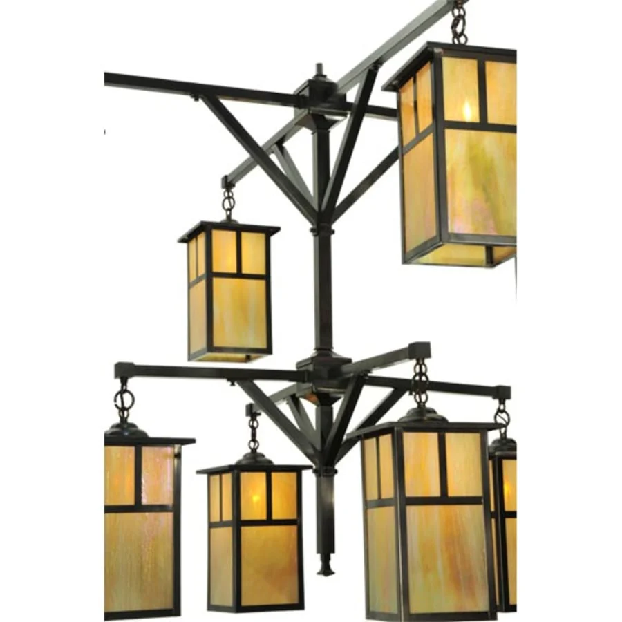 Meyda Tiffany Hyde Park T Mission 8 Light 52" Wide Chandelier - Image 2