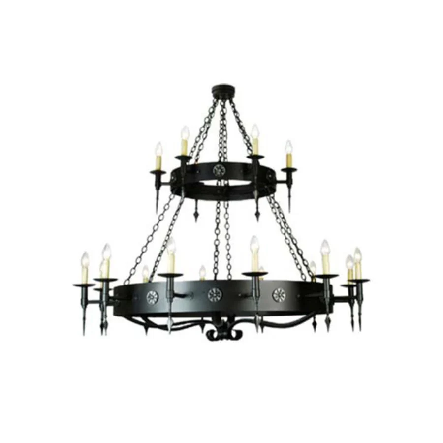Meyda Tiffany Warwick 18 Light 60" Wide Taper Candle Style Chandelier - Image 1