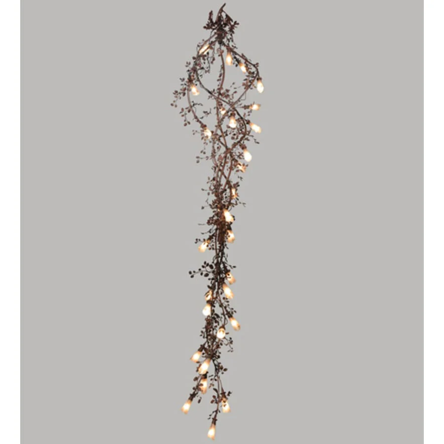 Meyda Tiffany Vinca Vine 30 Light 54" Wide Wrought Iron Waterfall Chandelier - Image 2